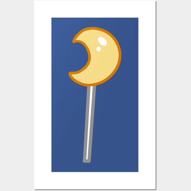 Moon Lollipop Wall Art by saradaboru